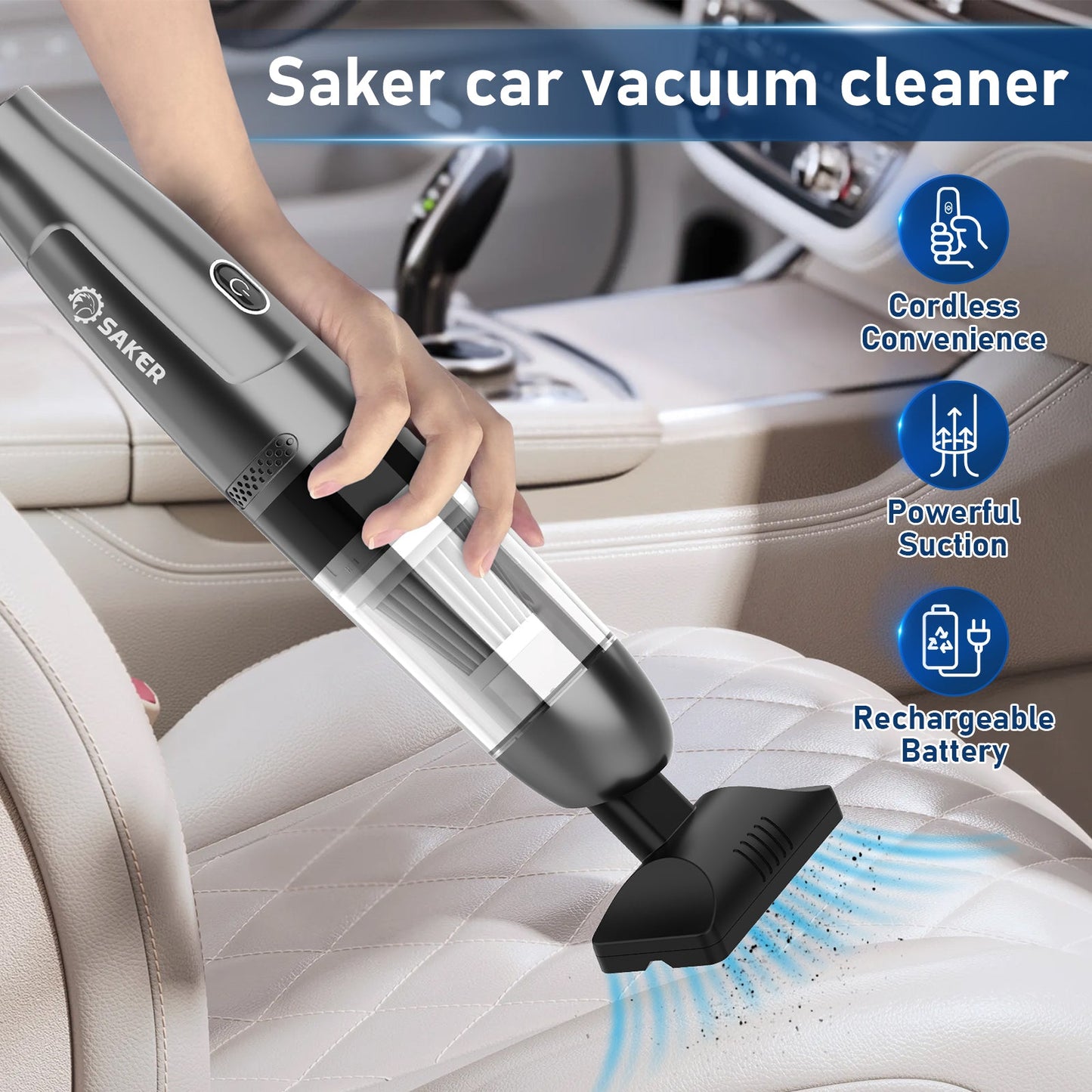 Sakerplus Car Vacuum Cleaner